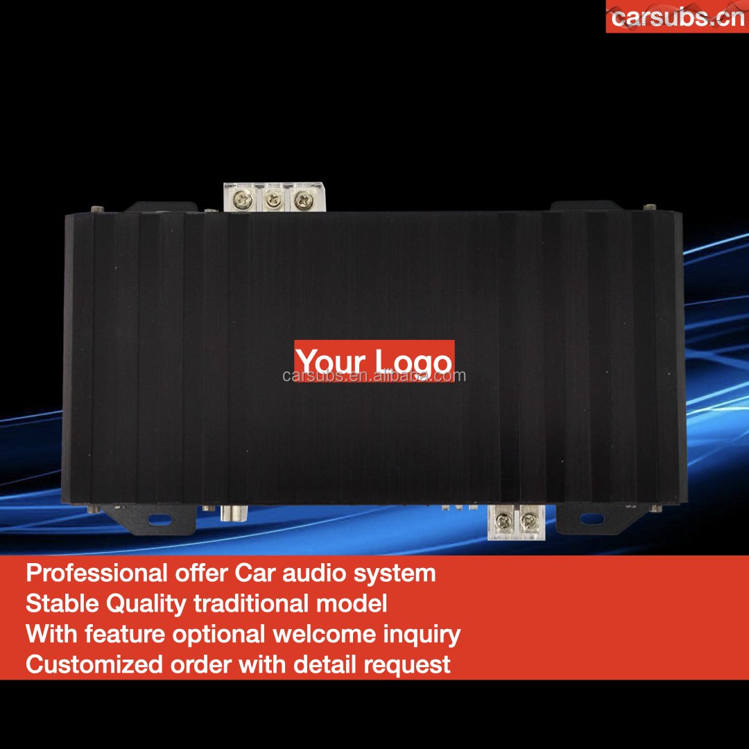 Fullrange 800.1 Brazilian Car Amplifier 1 Channels RMS 800W 1CH Peak 1600W 1 Ohm Full Range Car Amplifier Class D